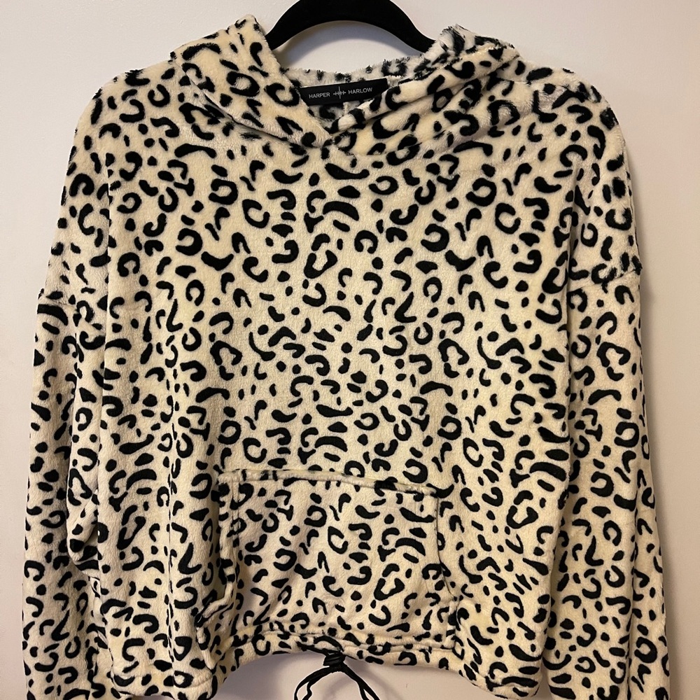 Harper Harlow Cheetah Print Hoodie